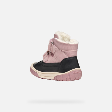 mid calf boots OMAR BABY Black/Rose - image number 3 | GEOX