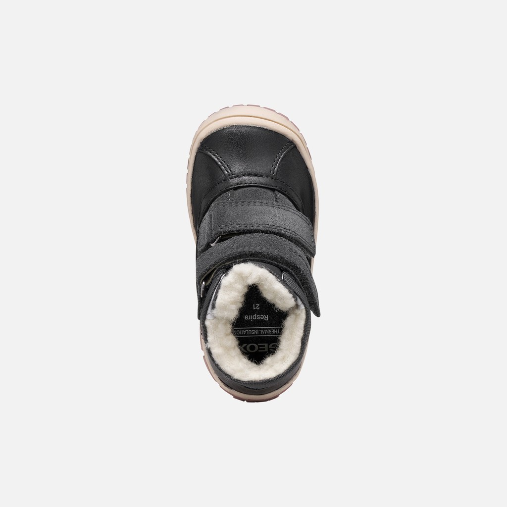 Waterproof ankle boots OMAR   TODDLER Black/Dark Gray - image number 5 | GEOX