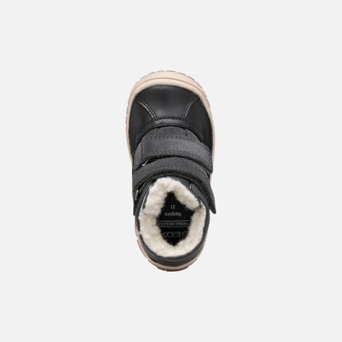 Waterproof ankle boots OMAR   TODDLER Black/Dark Gray - image number 5 | GEOX