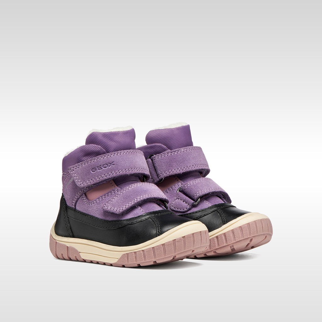 Waterproof ankle boots OMAR WPF   TODDLER Black/Dark Rose - image number 7 | GEOX
