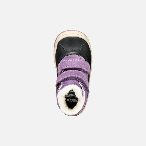 Waterproof ankle boots OMAR   TODDLER Black/Dark Rose - image number 5 | GEOX