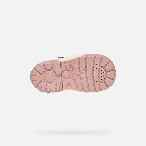 Waterproof ankle boots OMAR   TODDLER Black/Dark Rose - image number 6 | GEOX