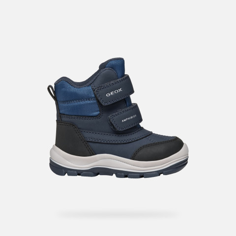 waterproof boots FLANFIL ABX BABY Navy - image number 1 | GEOX