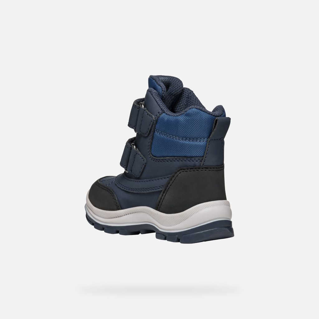 waterproof boots FLANFIL ABX BABY Navy - image number 3 | GEOX