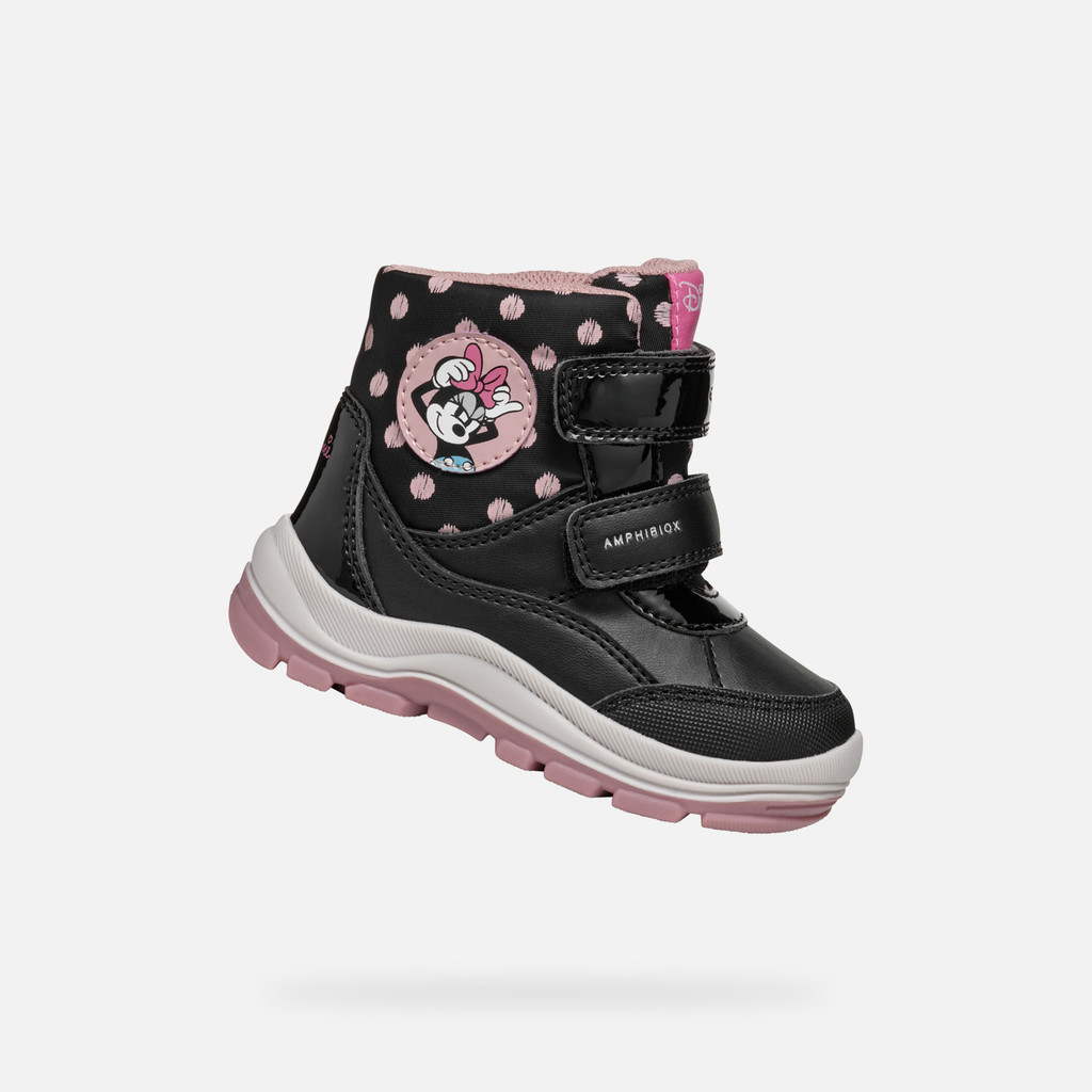 Minnie FLANFIL ABX BABY Black/Old Rose | GEOX