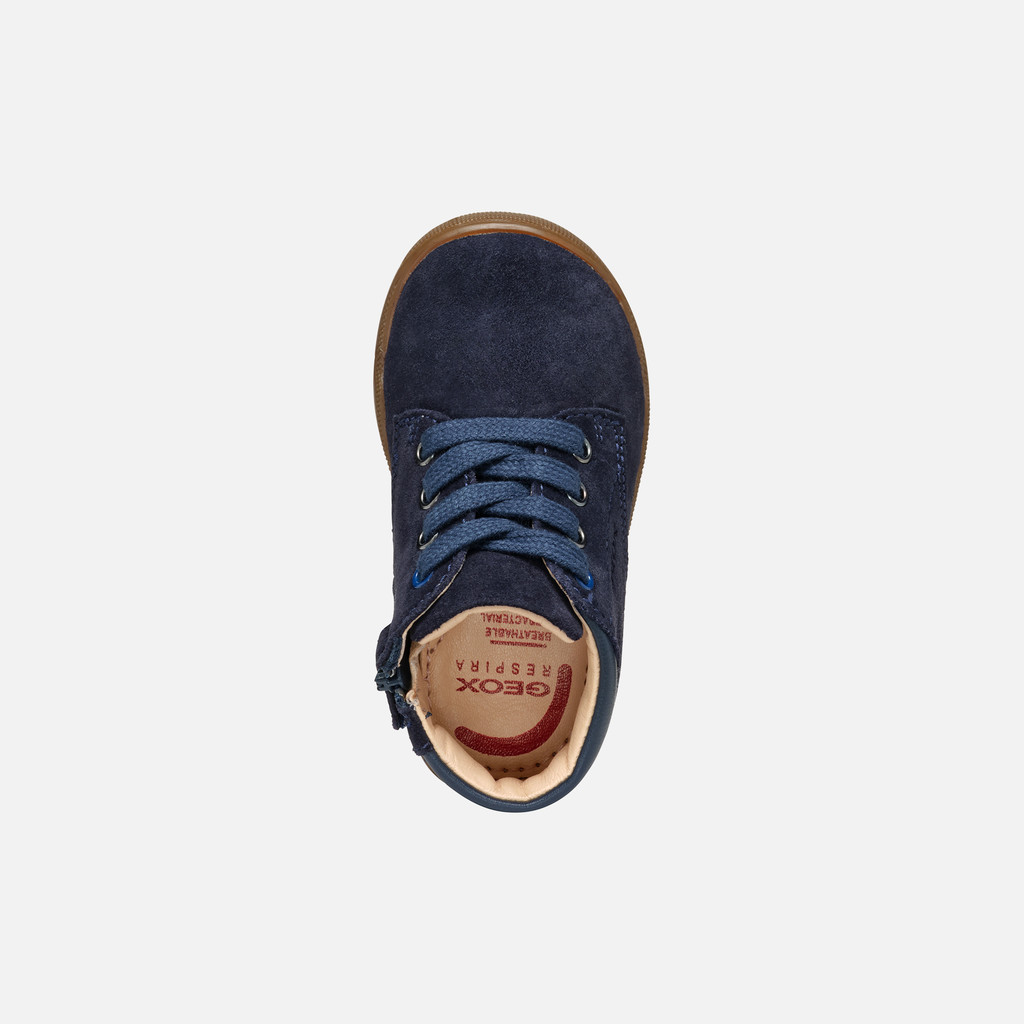 Baskets Geox Garçon B Macchia Boy A - Respirantes, Confortables, Semelle Intérieure Amovible