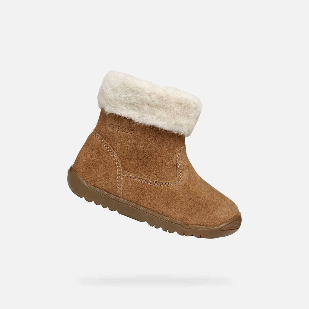 Schnürstiefeletten MACCHIA BABY MÄDCHEN Cognac | GEOX