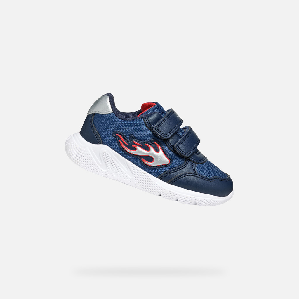 Low Top Sneakers SPRINTYE TODDLER BOY Avio/Red - image number 0 | GEOX