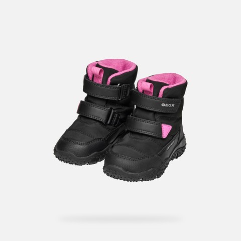 Winter boots BALTIC ABX BABY Black/Fuchsia - image number 7 | GEOX