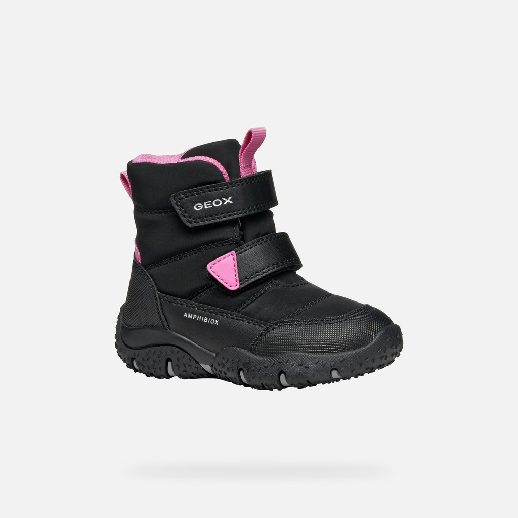 Winter boots BALTIC ABX BABY Black/Fuchsia - image number 2 | GEOX