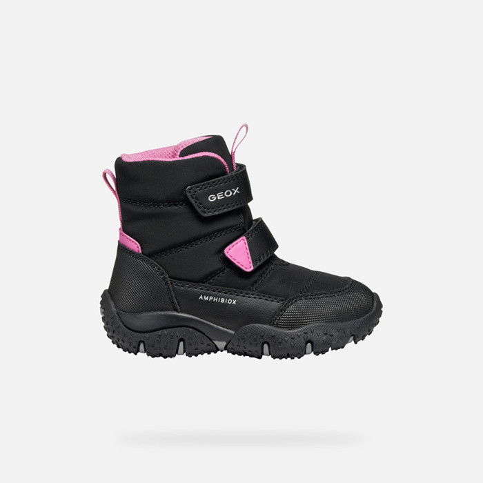 Winter boots BALTIC ABX BABY Black/Fuchsia | GEOX