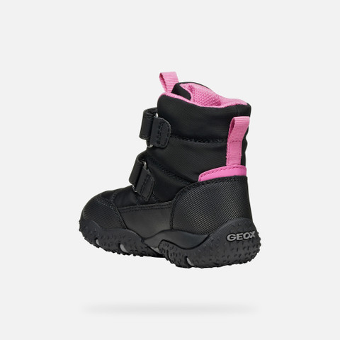 Winter boots BALTIC ABX BABY Black/Fuchsia - image number 3 | GEOX
