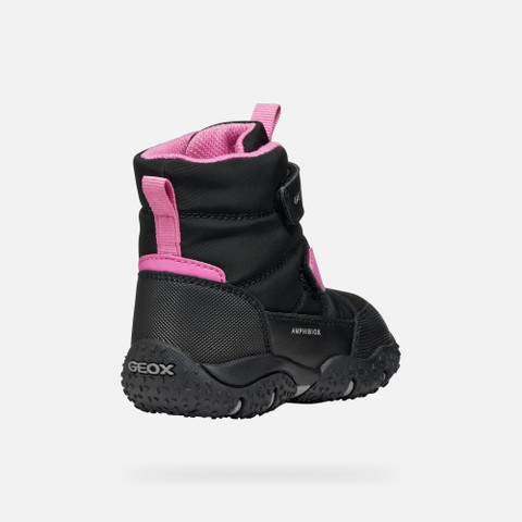Winter boots BALTIC ABX BABY Black/Fuchsia - image number 4 | GEOX