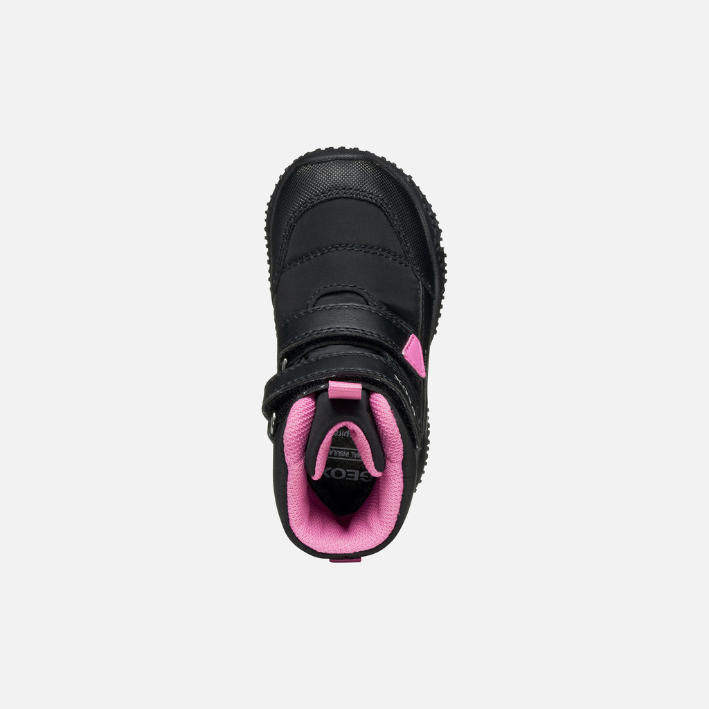 Winter boots BALTIC ABX BABY Black/Fuchsia - image number 5 | GEOX