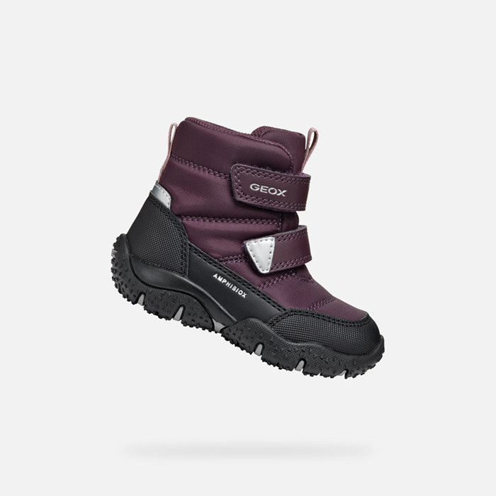 Botas de chuva BALTIC ABX BABY Bordeaux escuro/Preto | GEOX