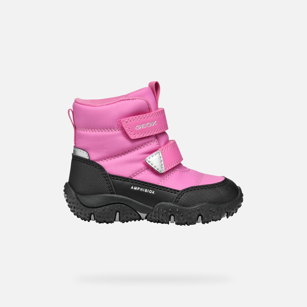 waterproof boots BALTIC ABX BABY Fuchsia/Black - image number 1 | GEOX