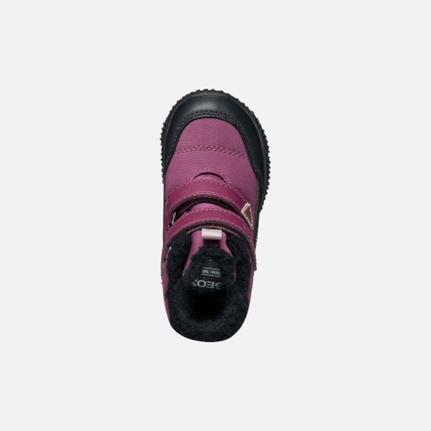 Bottines imperm&eacute;ables de neige BALTIC ABX PETITE FILLE Violet fonc&eacute;/Noir - image number 5 | GEOX