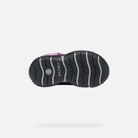 Bottines imperm&eacute;ables de neige BALTIC ABX PETITE FILLE Rose fonc&eacute;/Noir - image number 6 | GEOX