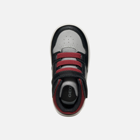 High top sneakers ECLYPER BABY Black/Bordeaux - image number 5 | GEOX
