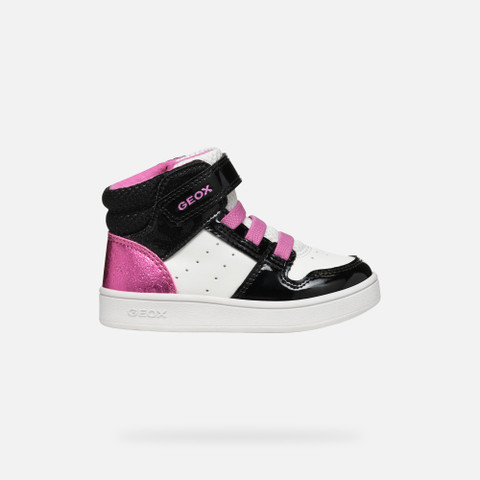 High Top Sneakers ECLYPER BABY White/Black - image number 1 | GEOX