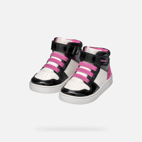 High Top Sneakers ECLYPER BABY White/Black - image number 7 | GEOX
