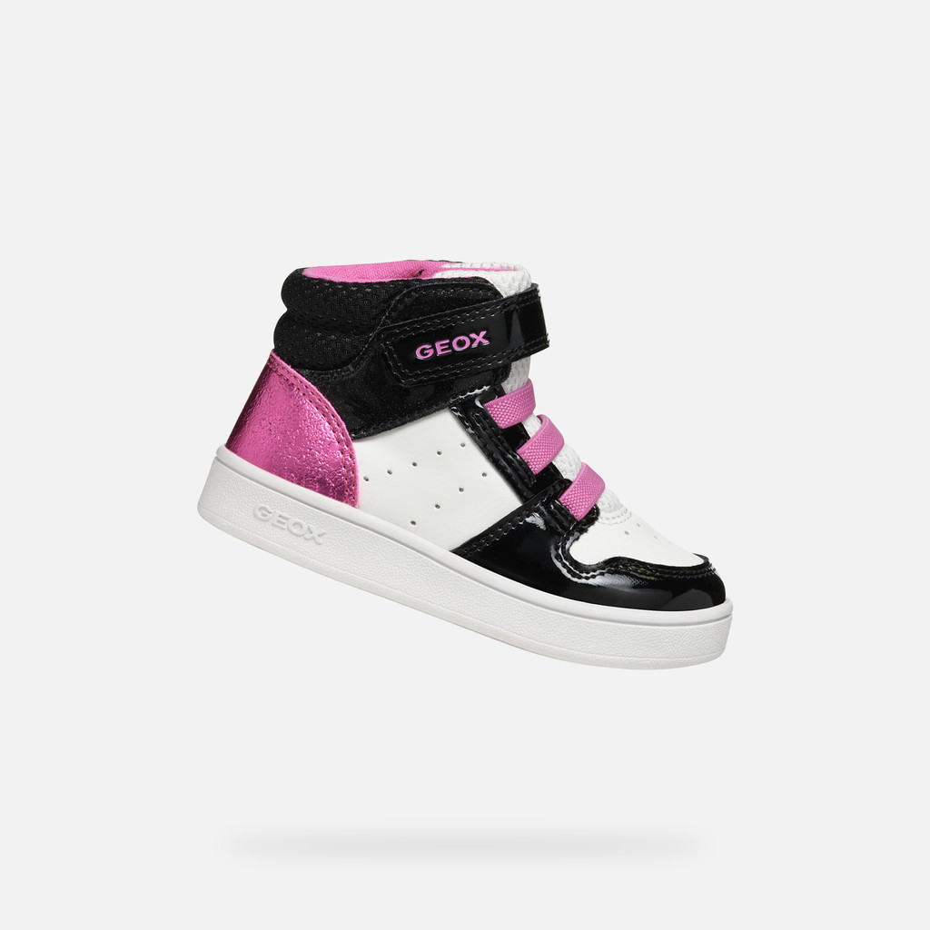 High top sneakers ECLYPER BABY White/Black | GEOX