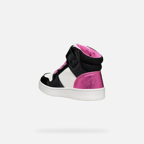 High Top Sneakers ECLYPER BABY White/Black - image number 3 | GEOX