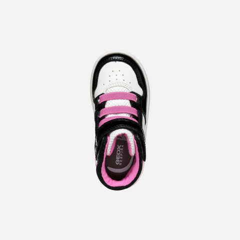 High Top Sneakers ECLYPER BABY White/Black - image number 5 | GEOX