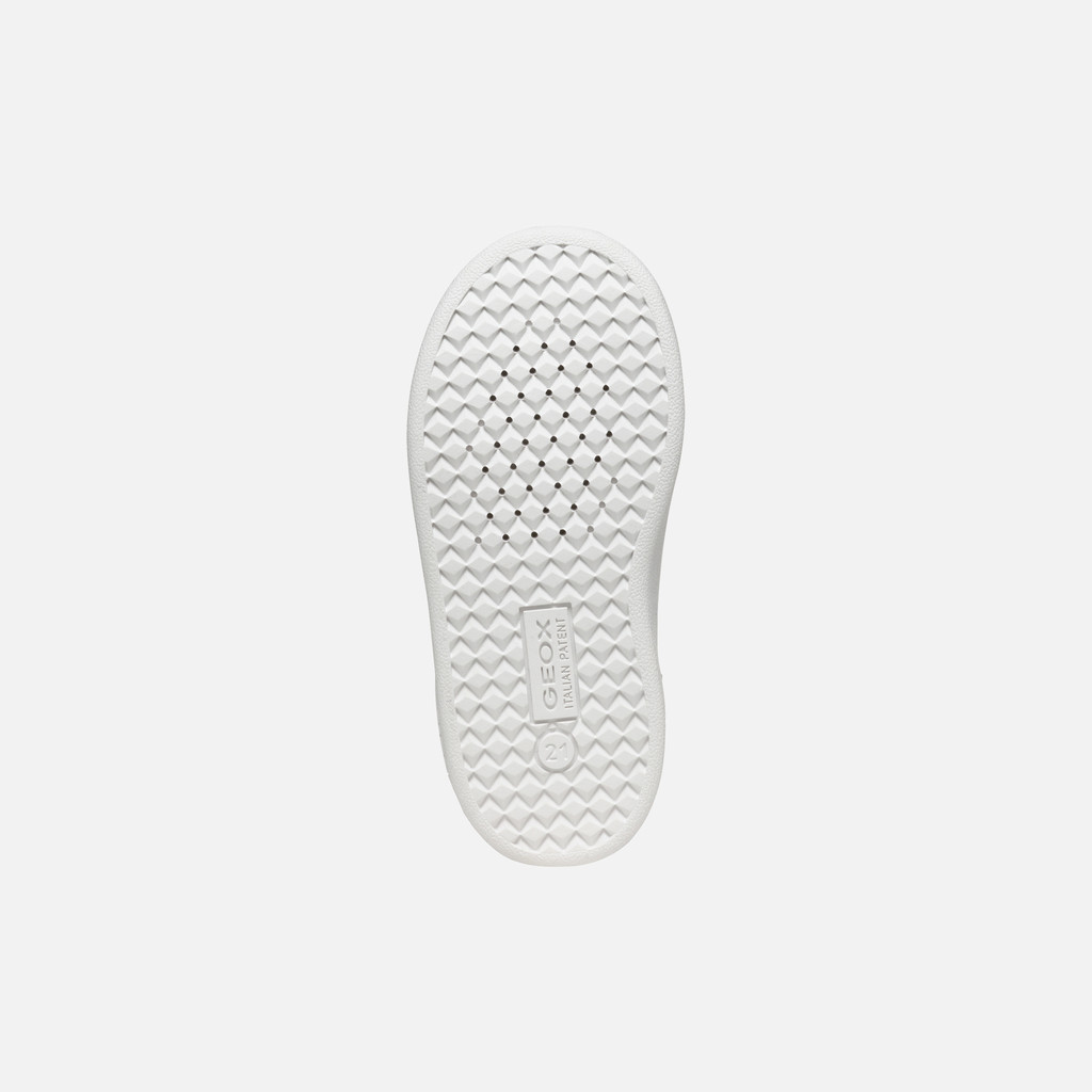 High Top Sneakers ECLYPER BABY White/Lavender - image number 6 | GEOX