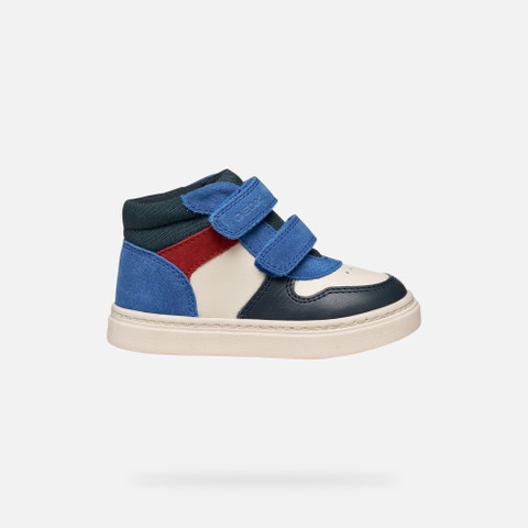 Sneakers with straps NASHIK TODDLER BOY Light Ivory/Royal - image number 1 | GEOX