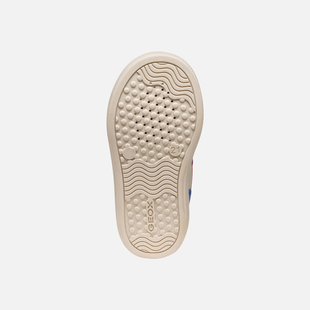 Sneakers with straps NASHIK TODDLER BOY Light Ivory/Royal - image number 6 | GEOX