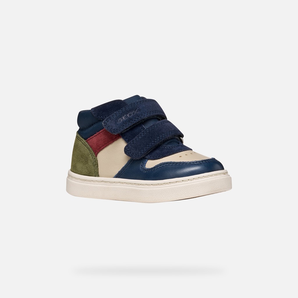 Velcro shoes NASHIK TODDLER BOY Beige/Navy - image number 2 | GEOX