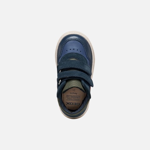 Schoenen met bandjes NASHIK PEUTERJONGEN Denim/Donkergroen - image number 5 | GEOX