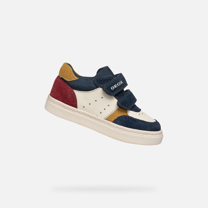 Sneakers basse NASHIK BIMBO Blu navy/Beige | GEOX