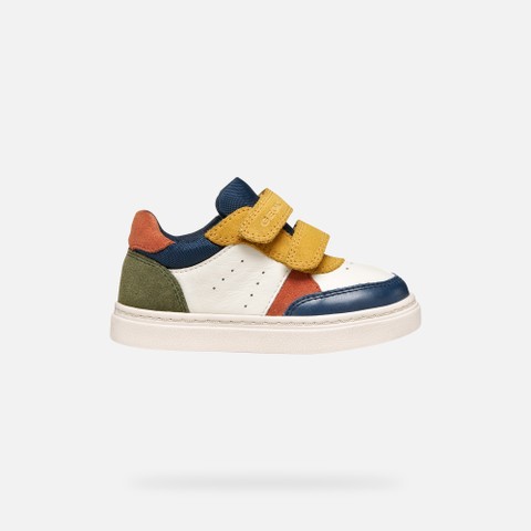 Schoenen met bandjes NASHIK PEUTERJONGEN Ivoor/Oker - image number 1 | GEOX