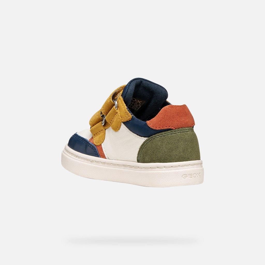 Schoenen met bandjes NASHIK PEUTERJONGEN Ivoor/Oker - image number 3 | GEOX