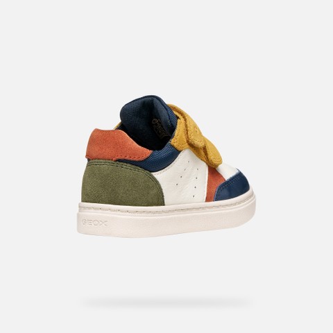 Schoenen met bandjes NASHIK PEUTERJONGEN Ivoor/Oker - image number 4 | GEOX