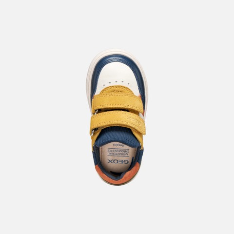 Schoenen met bandjes NASHIK PEUTERJONGEN Ivoor/Oker - image number 5 | GEOX
