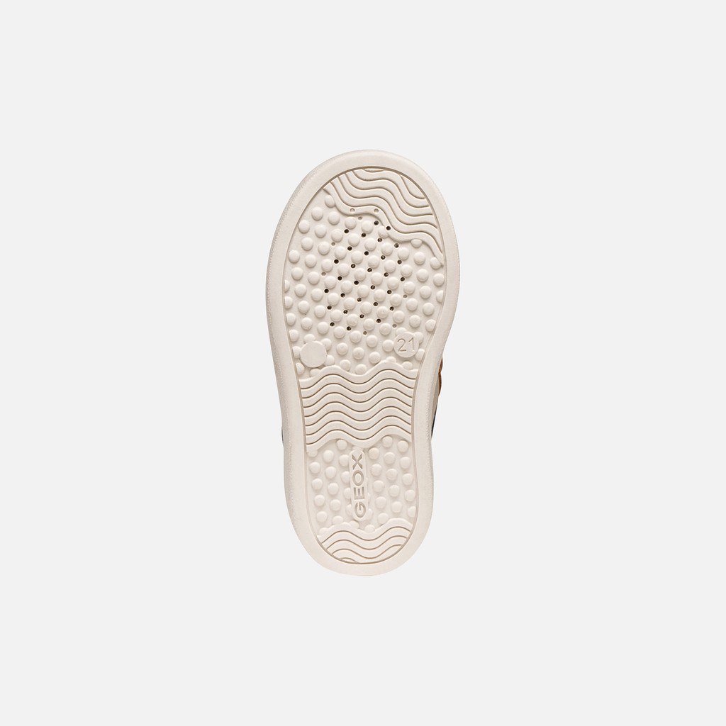 Velcro shoes NASHIK TODDLER Beige/Navy - image number 6 | GEOX