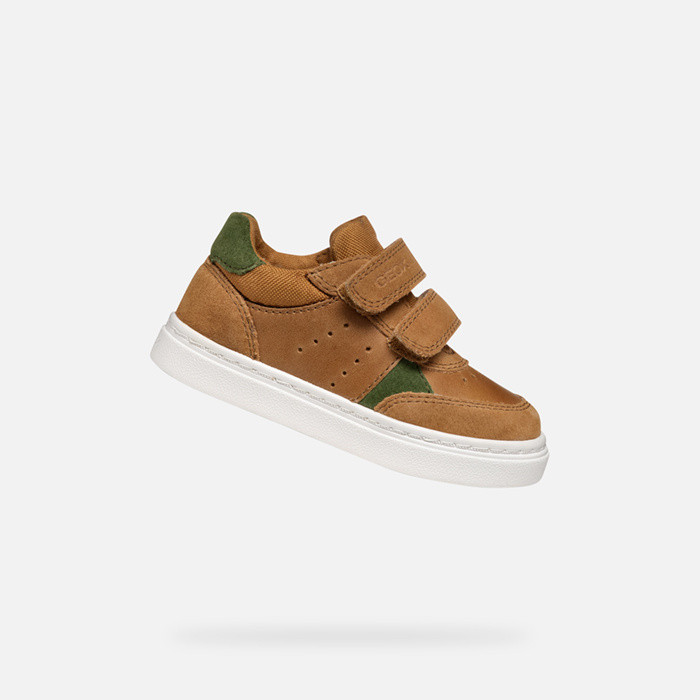 Sneakers with straps NASHIK TODDLER BOY Whisky/Military | GEOX