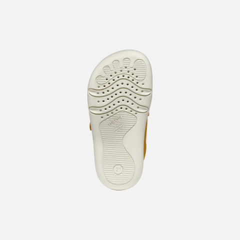 Barefoot STEPPIEUP BABY Ochre Yellow/Navy - image number 6 | GEOX