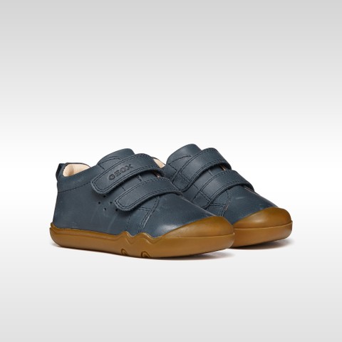 Chaussures Barefoot souples STEPPIEUP B&Eacute;B&Eacute; Bleu marine - image number 7 | GEOX