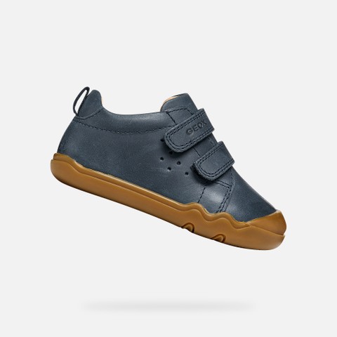 Chaussures Barefoot souples STEPPIEUP B&Eacute;B&Eacute; Bleu marine | GEOX