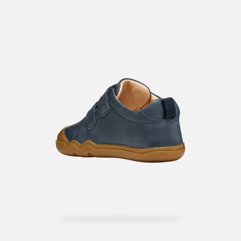 Chaussures Barefoot souples STEPPIEUP B&Eacute;B&Eacute; Bleu marine - image number 3 | GEOX