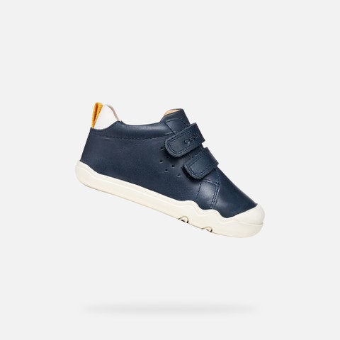 Barefoot STEPPIEUP BABY Navy/White | GEOX