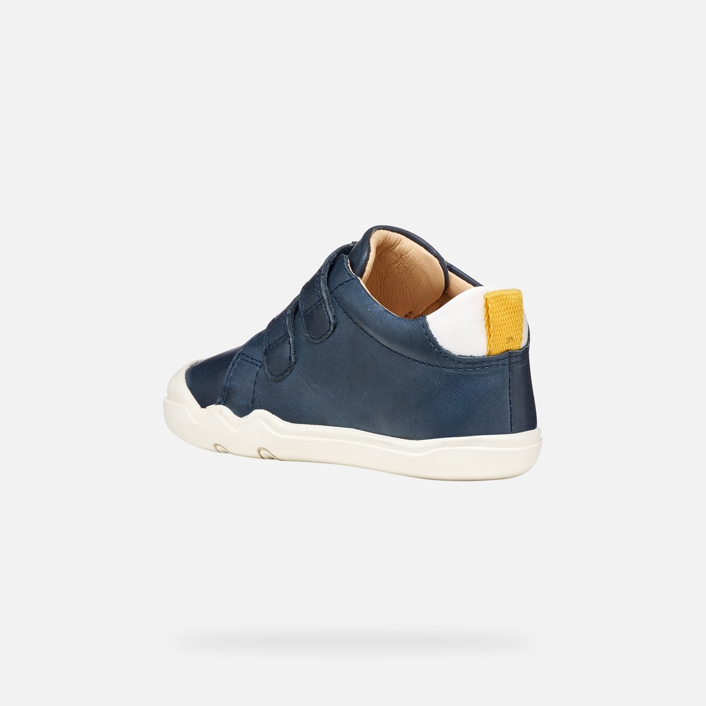 Barefoot STEPPIEUP BABY Navy/White - image number 3 | GEOX