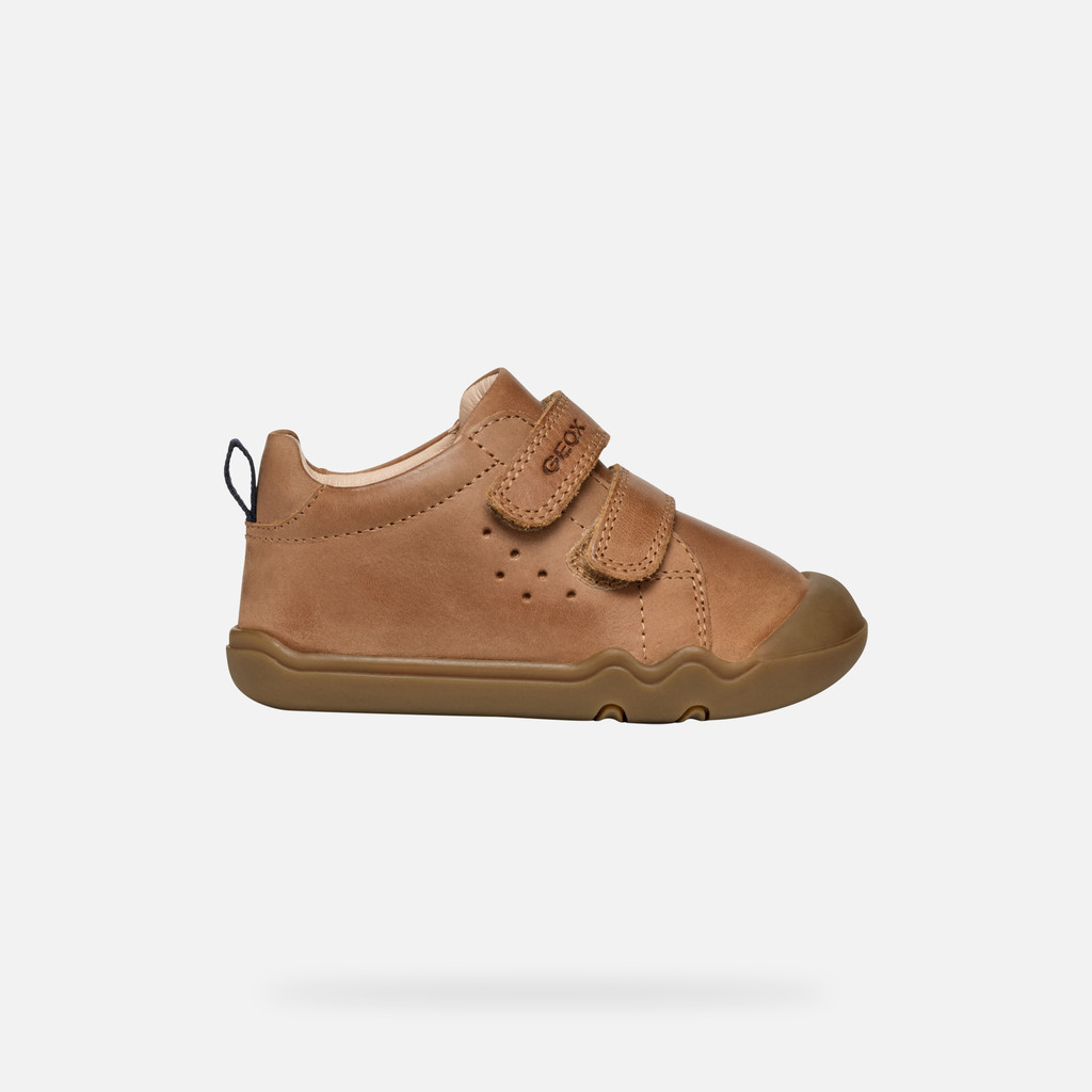 Barefoot STEPPIEUP BABY Cognac - image number 1 | GEOX