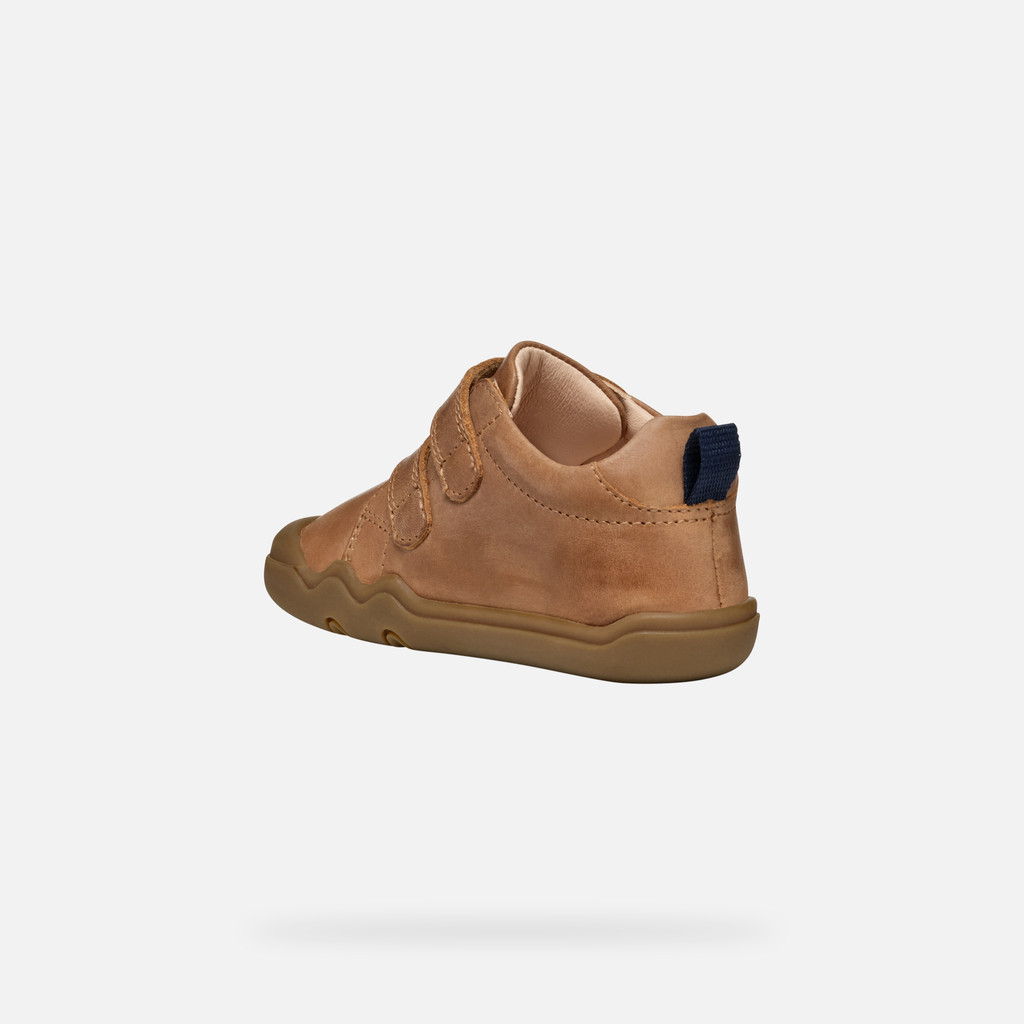 Barefoot STEPPIEUP BABY Cognac - image number 3 | GEOX