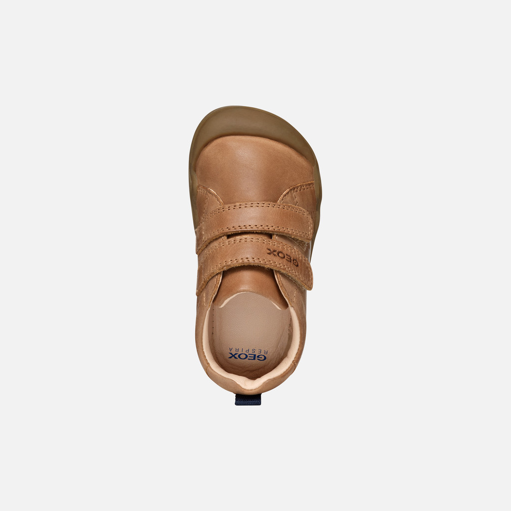 Barefoot STEPPIEUP BABY Cognac - image number 5 | GEOX
