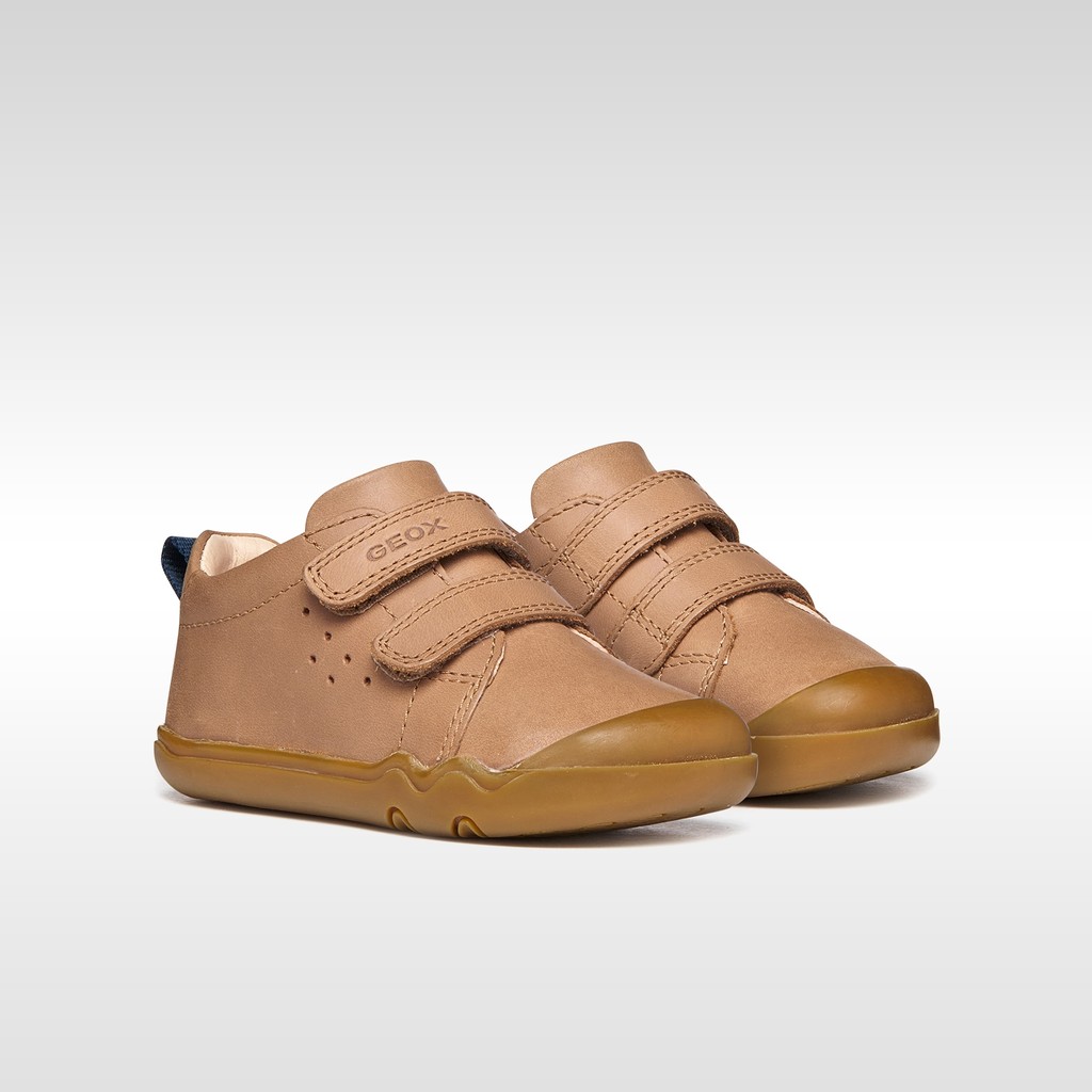 Chaussures Barefoot souples STEPPIEUP B&Eacute;B&Eacute; Cognac - image number 7 | GEOX